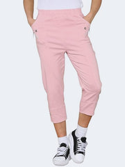 Women's Cherry Berry Capri Trousers Pant