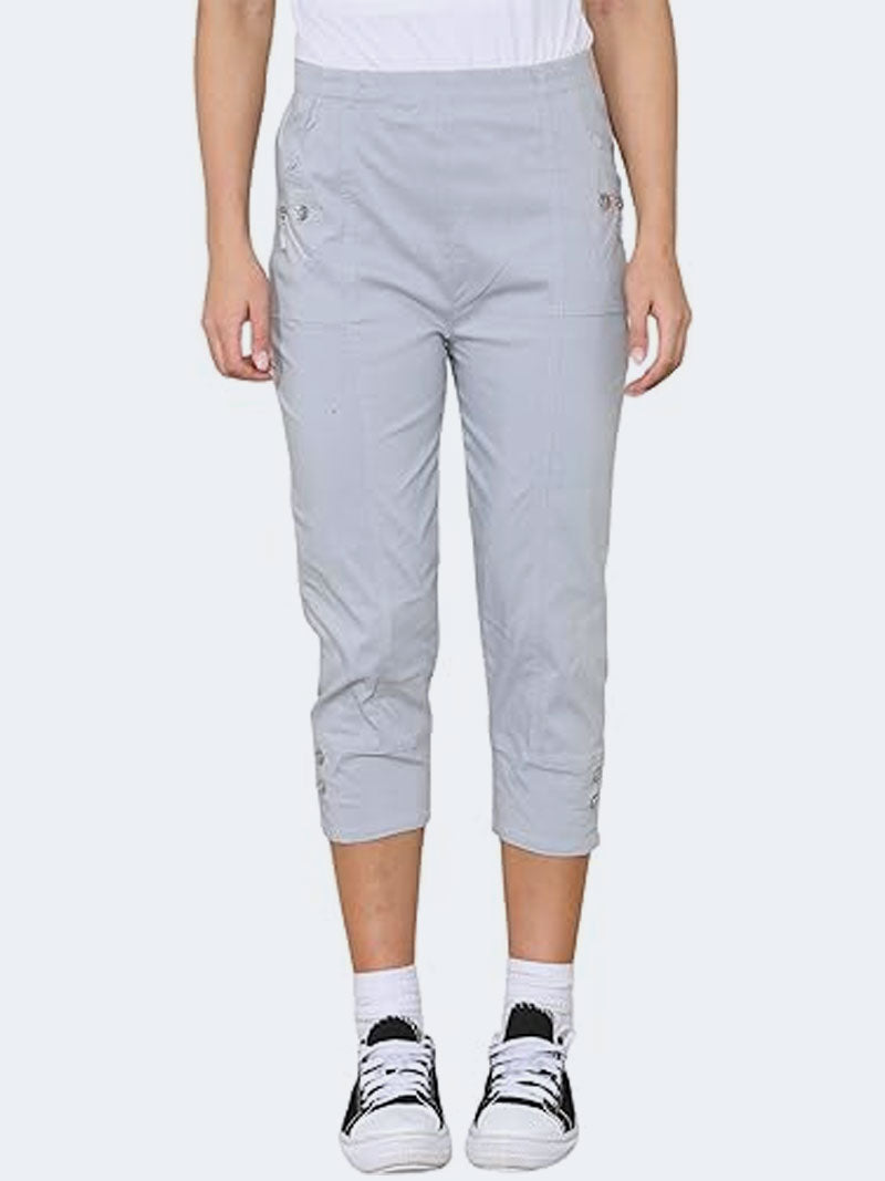 Women's Cherry Berry Capri Trousers Pant