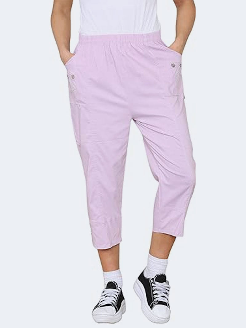 Women's Cherry Berry Capri Trousers Pant