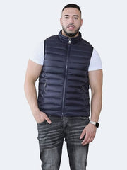 Men's Gilet Casual Winter Body Warmer Jacket, Gents Sleeveless Quilted Bodywarmer Padded Puffer Zip Up Coat